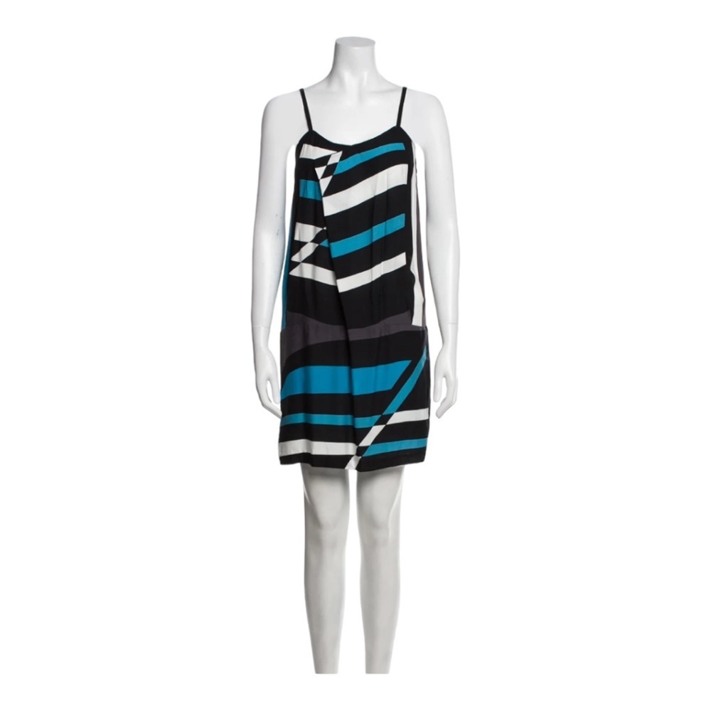 - Derek Lam mini dress size s blue and black